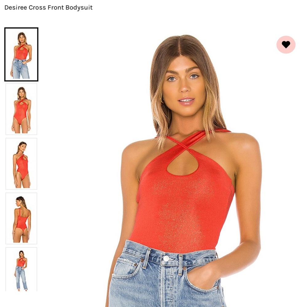 superdown Desiree Cross Front Bodysuit